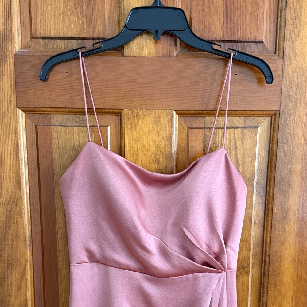 Jenny Yoo Blush Bridesmaids Dress - Size 10 Spaghetti Strap Dress